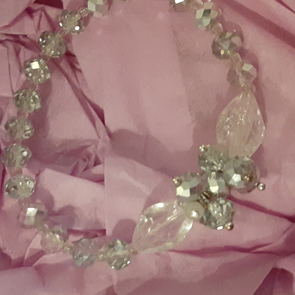 Sparkling Beaded stretch bracelet